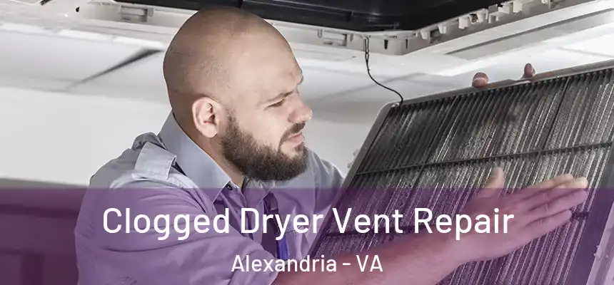  Clogged Dryer Vent Repair Alexandria - VA